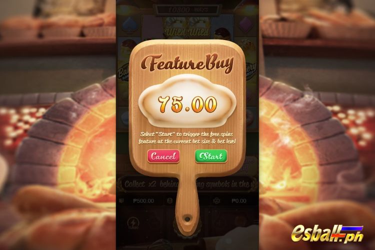 Bakery Bonanza caminho matemático para o ganho máximo de 12190x