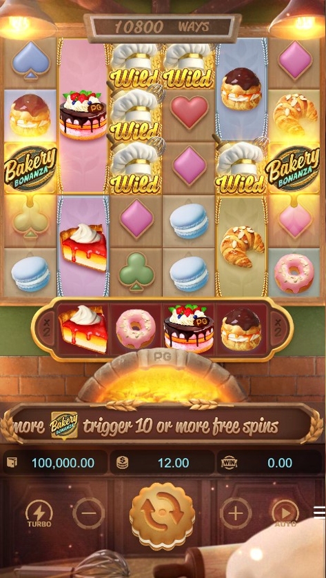 Bakery Bonanza perguntas frequentes - tela de jogo PG Soft