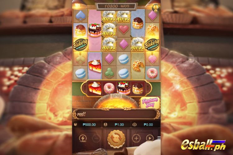 Bakery Bonanza jogado no celular mostrando interface mobile otimizada